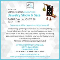 Granite Mountain Jewelry Artists Show & Sale