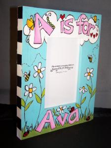 A is for Ava frame